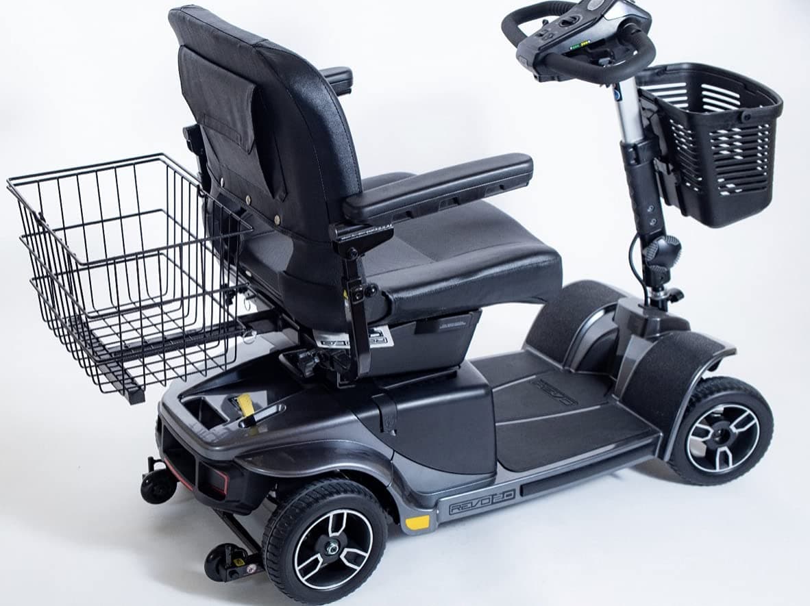 Rear Basket Heavy Duty Metal Storage Shopping Accessory for Golden Drive & Pride Mobility Scooter