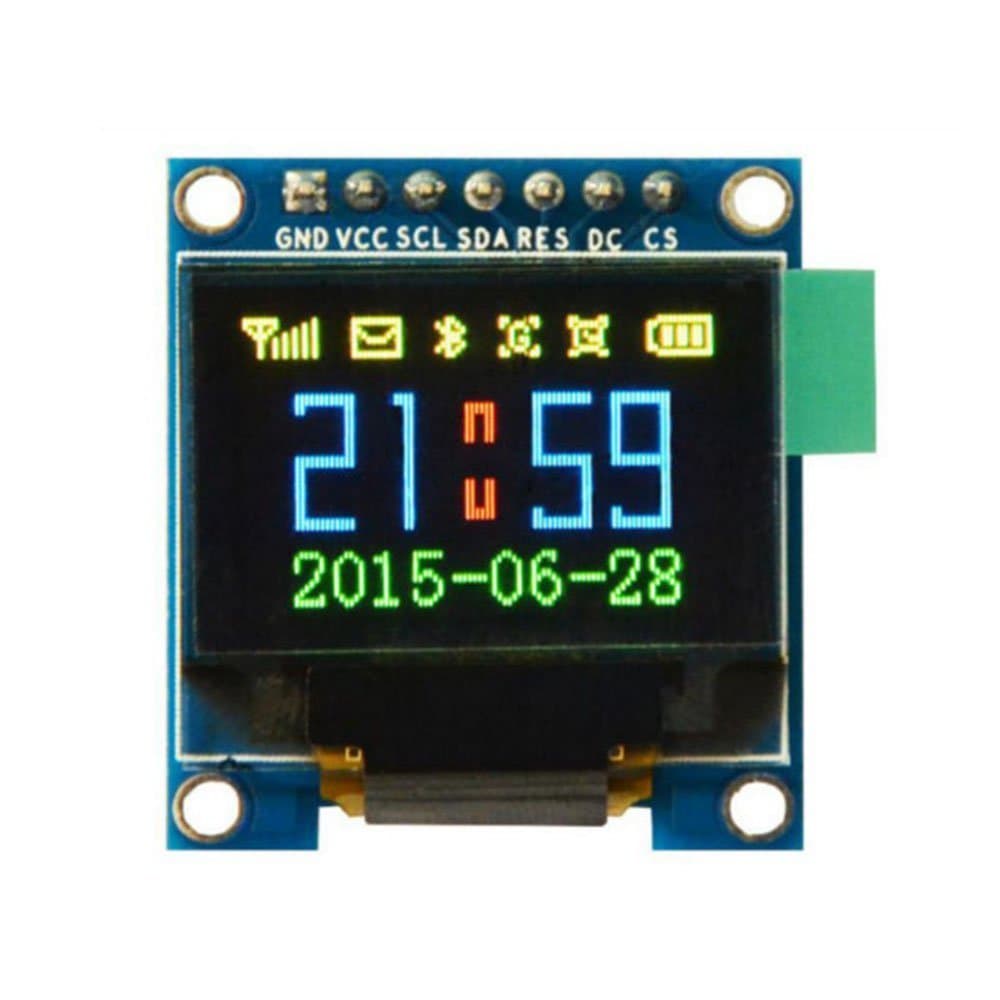 HiLetgo 0.95" Inch 7 Pin Colorful 65K SPI OLED Display Module SSD1331 96 * 64 Resolution for Arduino 51 STM32