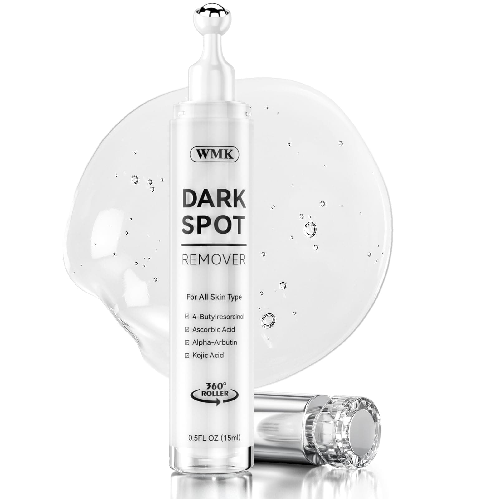Wmk Dark Spot Remover For Face,Facial Sun Spots Age Brown Spots,Body Skin Hands Underarm Legs (0.5 Fl Oz)