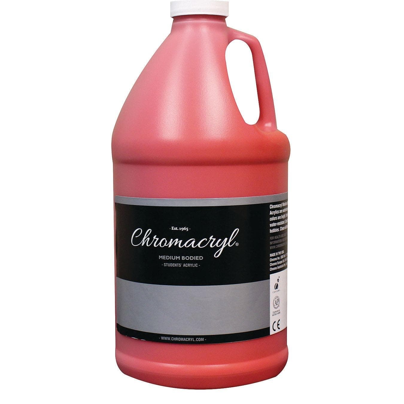 Chroma Chromacryl Non-Toxic Premium Acrylic Paint - 1/2 gallon - Warm Red - 1409