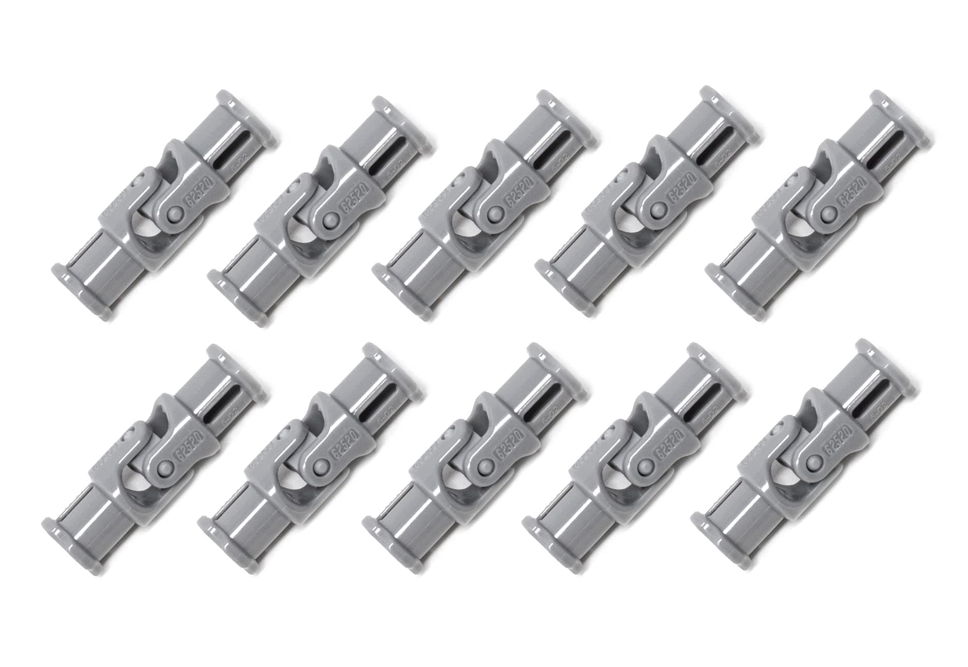 Technic 61903 Small Gimbal Union 3 Pivots Pack of 10 Light Grey