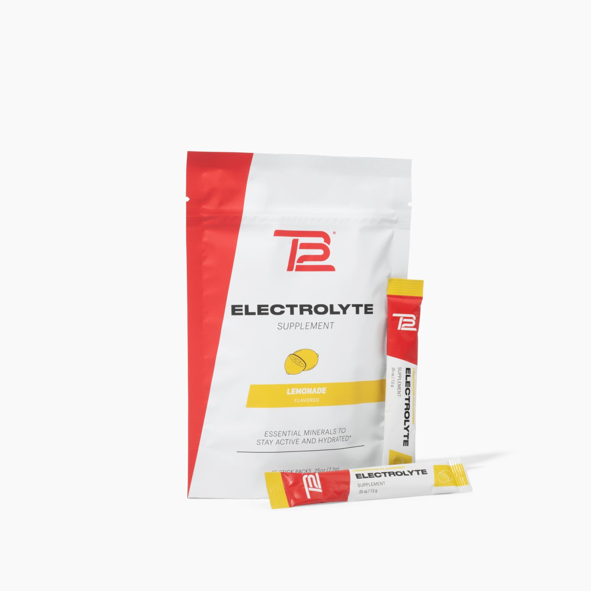 Electrolytes Powder Packets Lemonade – Mineral-Rich Electrolyte Powder for Fast Hydration by Tom Brady - Natural, Low Sugar, Vegan, Gluten-Free, Easy to Mix - 15 Stickpacks