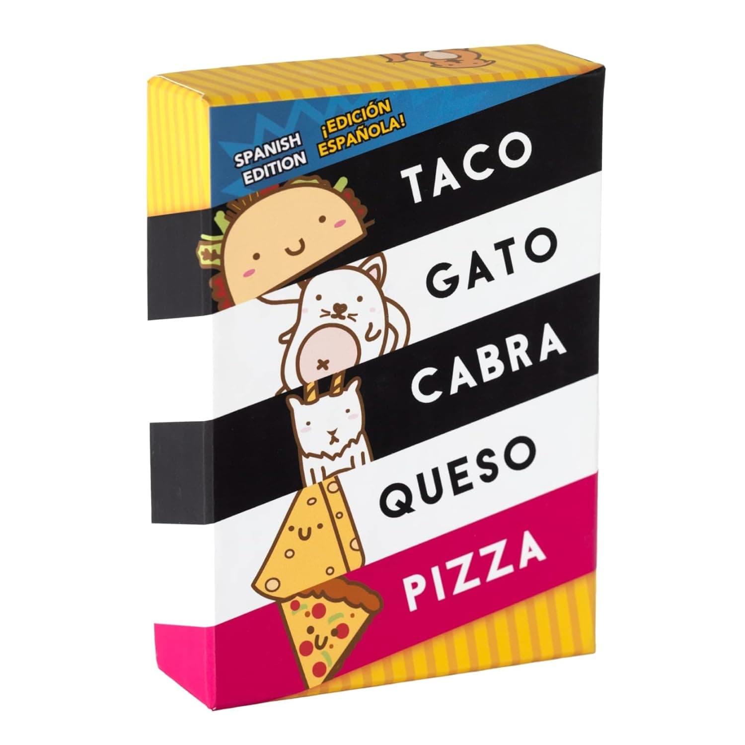 Taco Cat Goat Cheese Pizza Spanish Edition Wildly Entertaining Card Game for Family Game Night | Easy to Play with 15 Minute Rounds | Taco Gato Cabra Queso Pizza, Edición Española | 2-8 Players