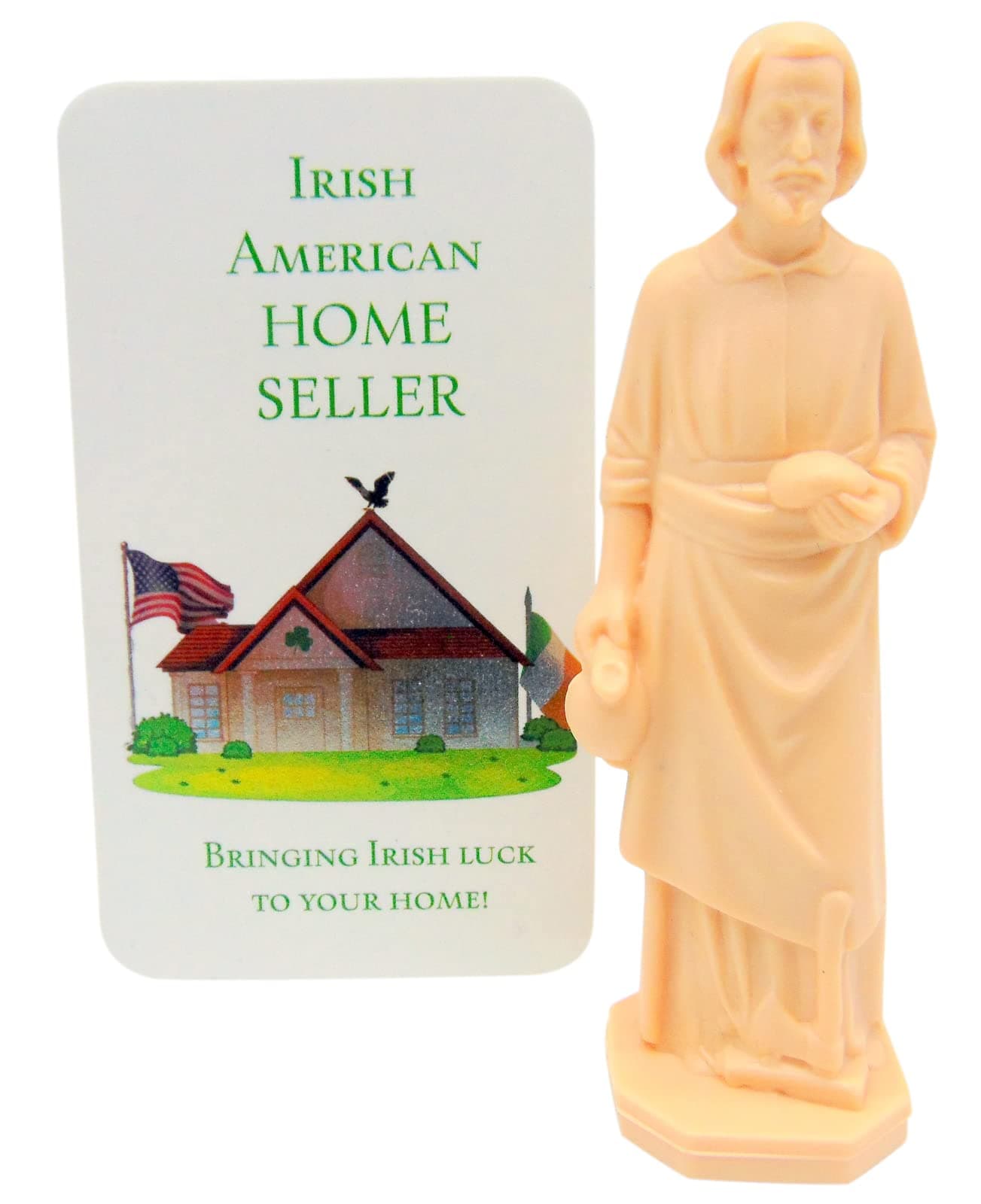 Westmon Works Saint Joseph Statue for Selling Homes Irish Edition with Instruction Card and House Prayer