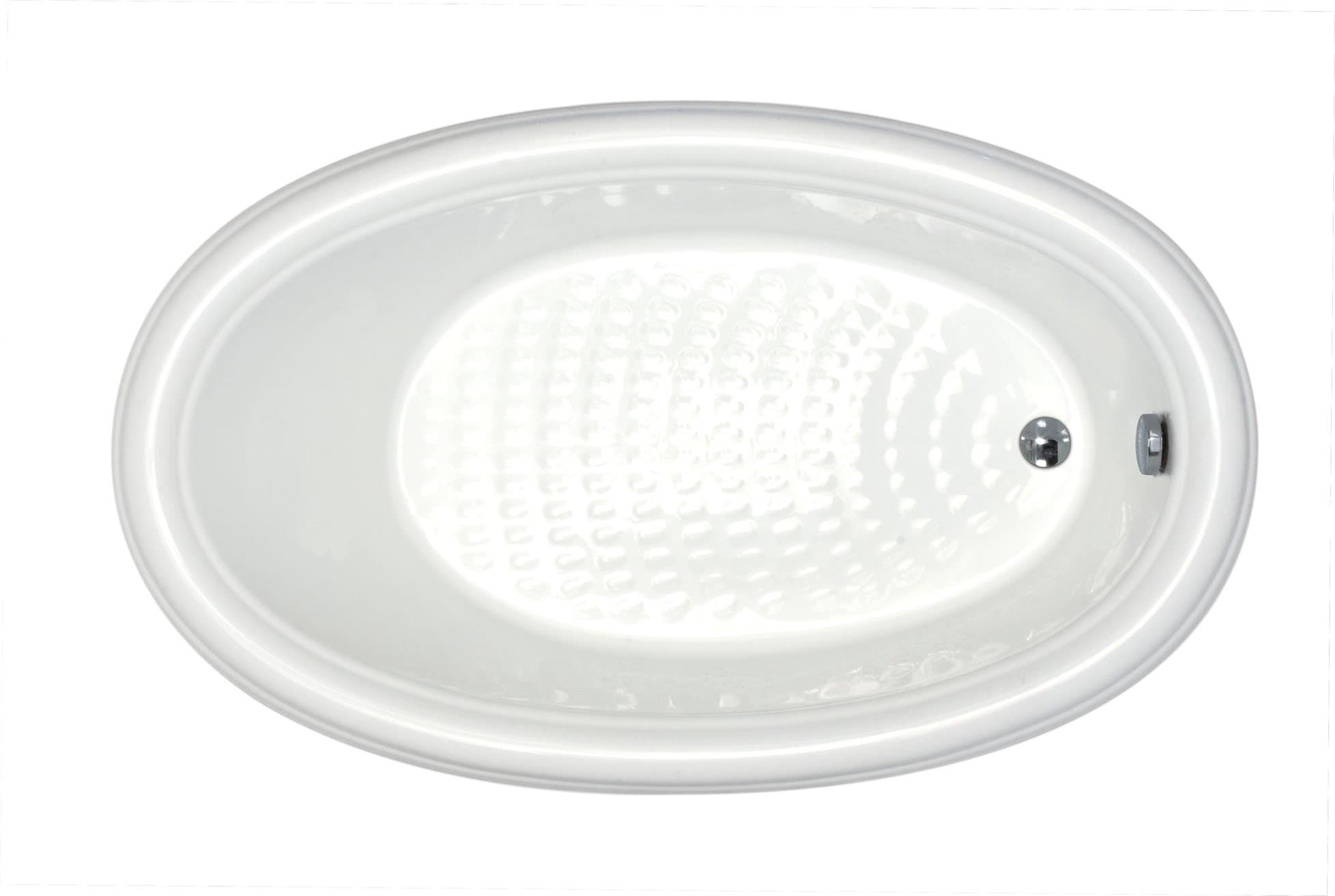 Sea Spa Tubs S3660P Tubs Petite 36 by 60 by 23-Inch Oval Soaking Bathtub, White