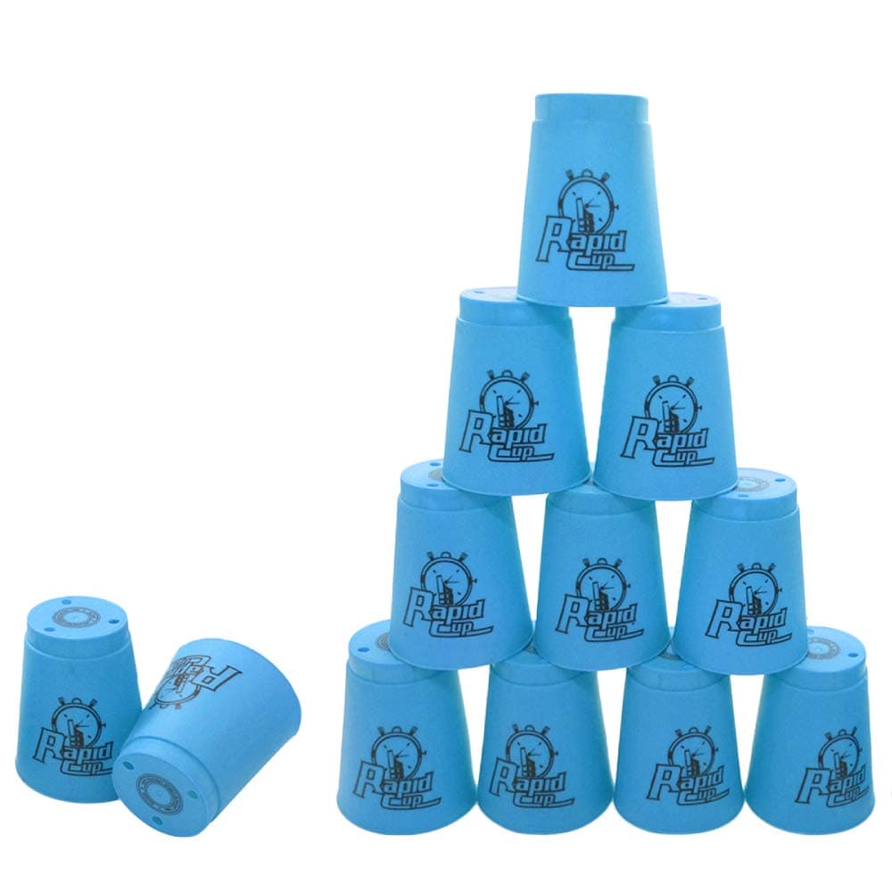 Quick Stacks Cups 12 Pack of Sports Stacking Cups Speed Training Game Challenge Competition Party Toy