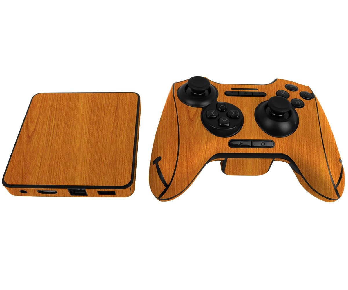 Skinomi Light Wood Full Body Skin Compatible with Razer Forge TV (Full Coverage) TechSkin Anti-Bubble Film