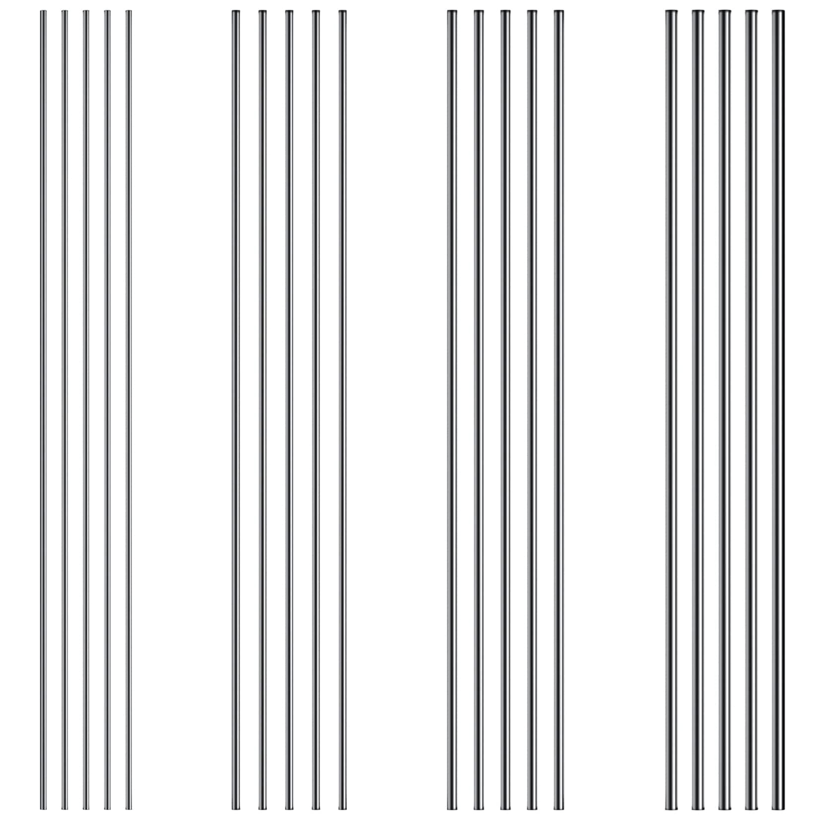 10 PCS 30CM Stainless Steel Solid Round Rods (diameter:2mm)