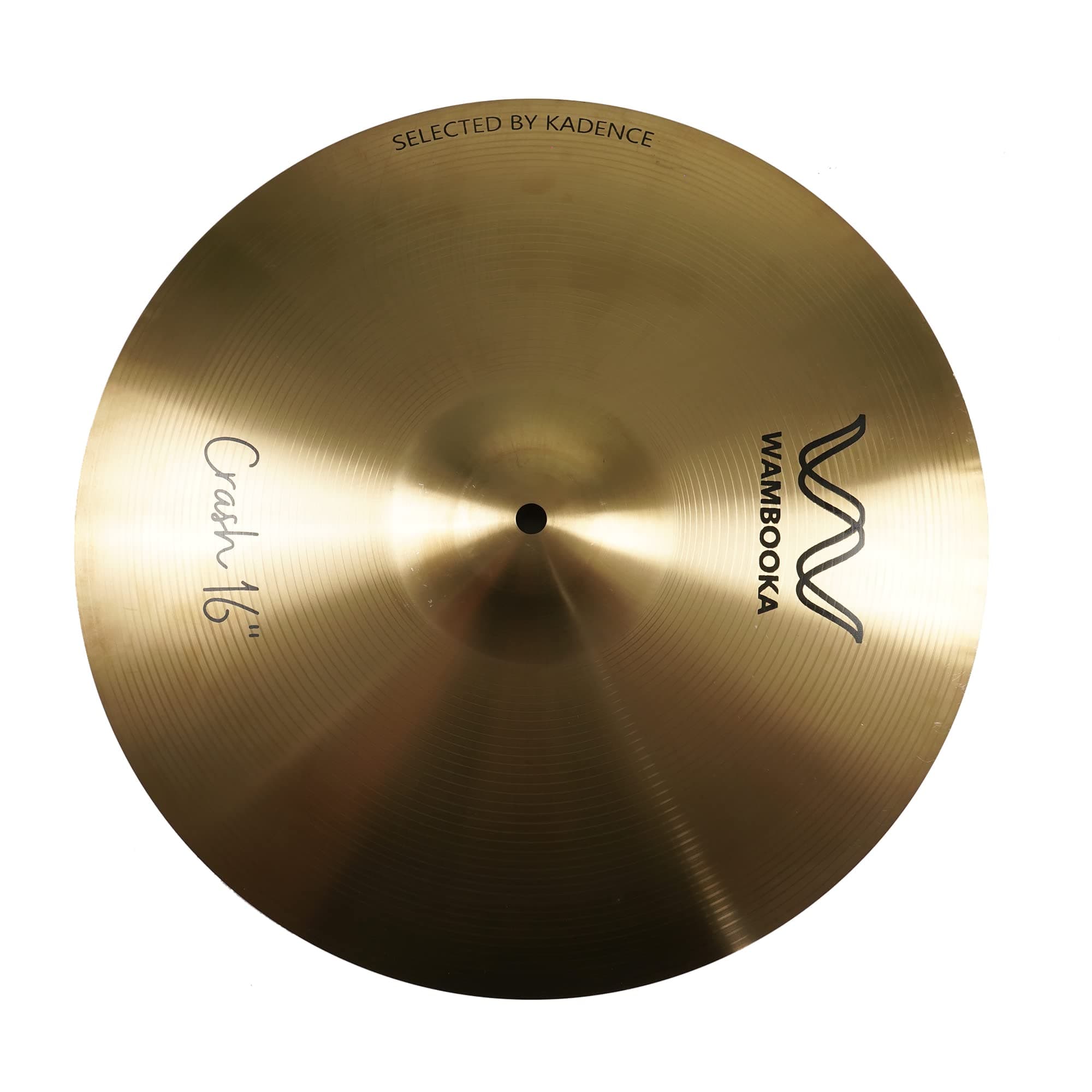 Wambooka Cymbals S Flat Crash 16 Inch (40.6 cm) for Battery - Traditional Alloy Finish
