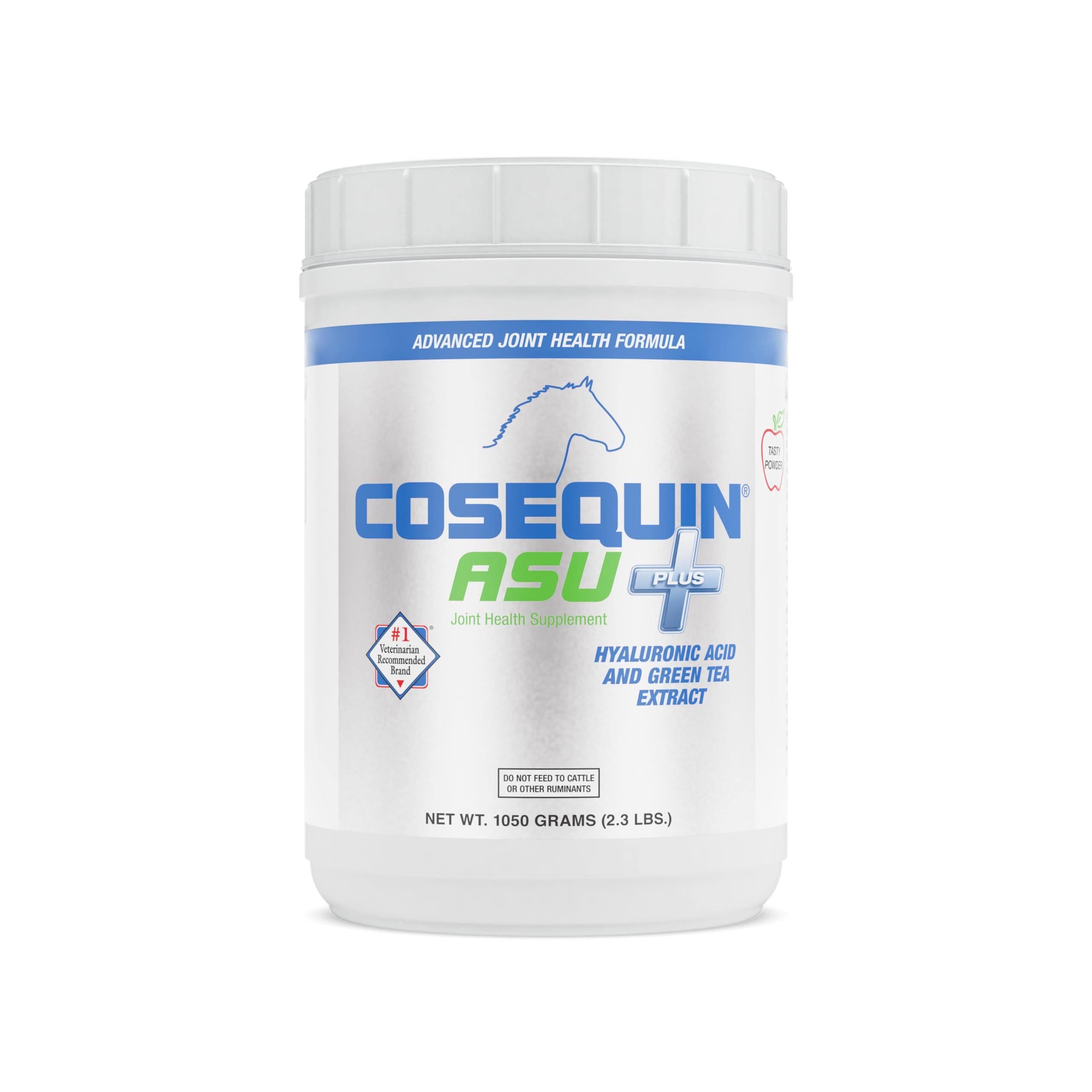 - Nutramax Cosequin ASU Joint Health Supplement for Horses - Powder with Glucosamine, Chondroitin, MSM, ASU, Green Tea Extract, and Hyaluronic Acid, 1050 Grams