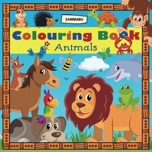 Colouring Book Animals: For Children from 3 Years Old Paperback – 28 July 2017
