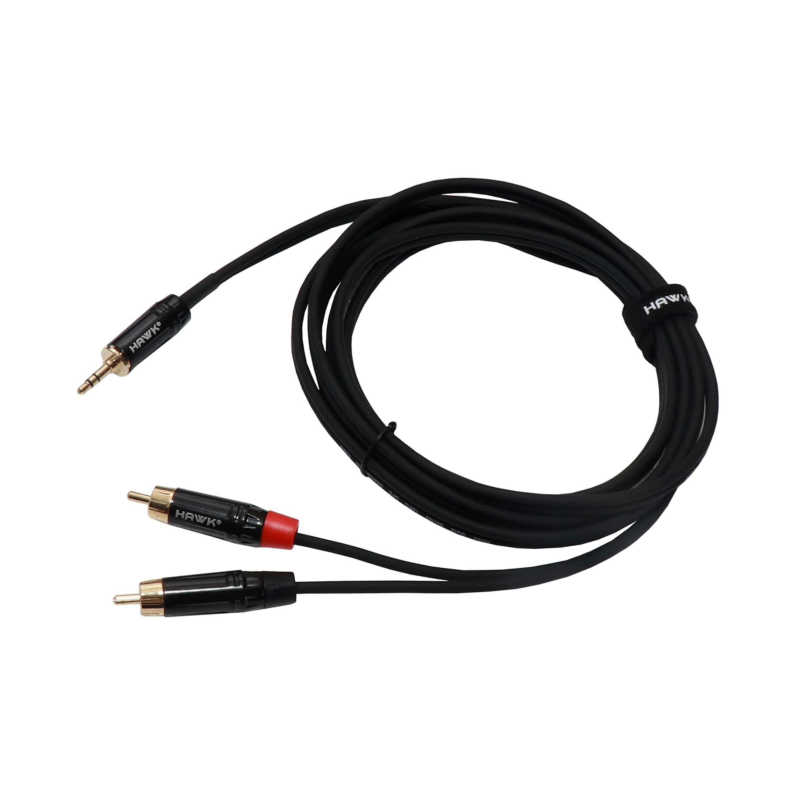 Hawk TMRLU03 Y Cable 3.5MM TRS Male to 2*RCA Male