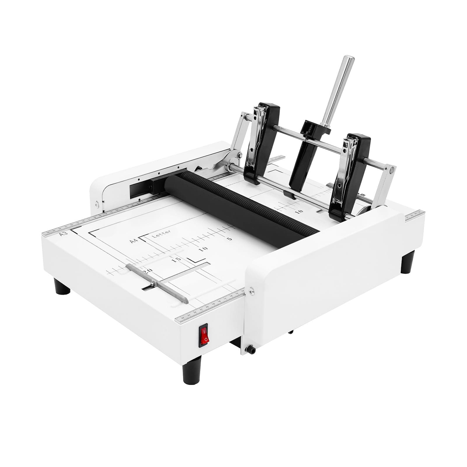 2 in 1 Paper Folding & Binding Machine A3 Booklet Maker MAX 11.7"×16.5" Paper Binder Stapler Machine 200-300 Books/Hr Booklet Maker for Offices, Schools