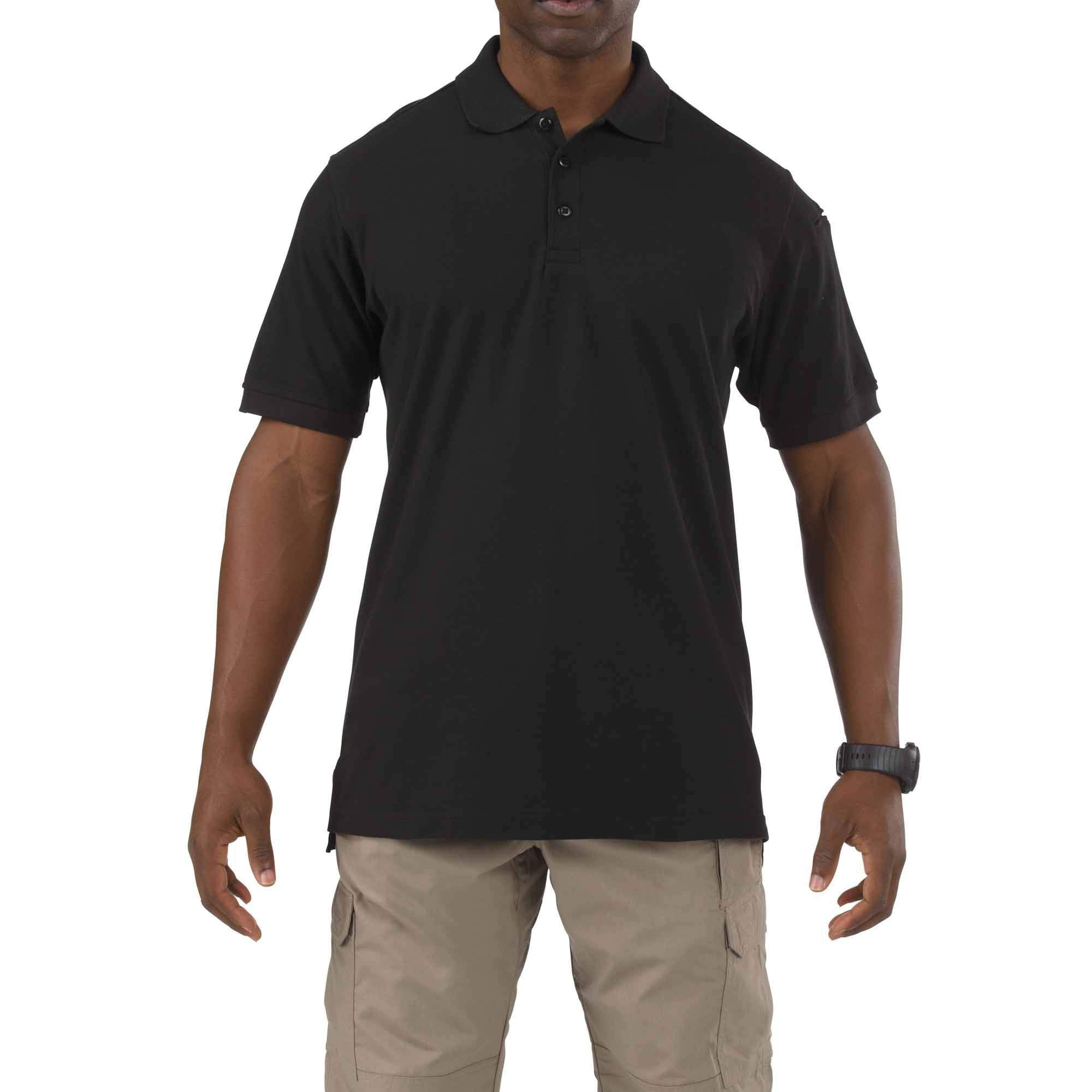 5.11 Tactical Utility Short Sleeve Polo Shirt, Poly-Cotton Fabric, Wrinkle Resistant, Style 41180