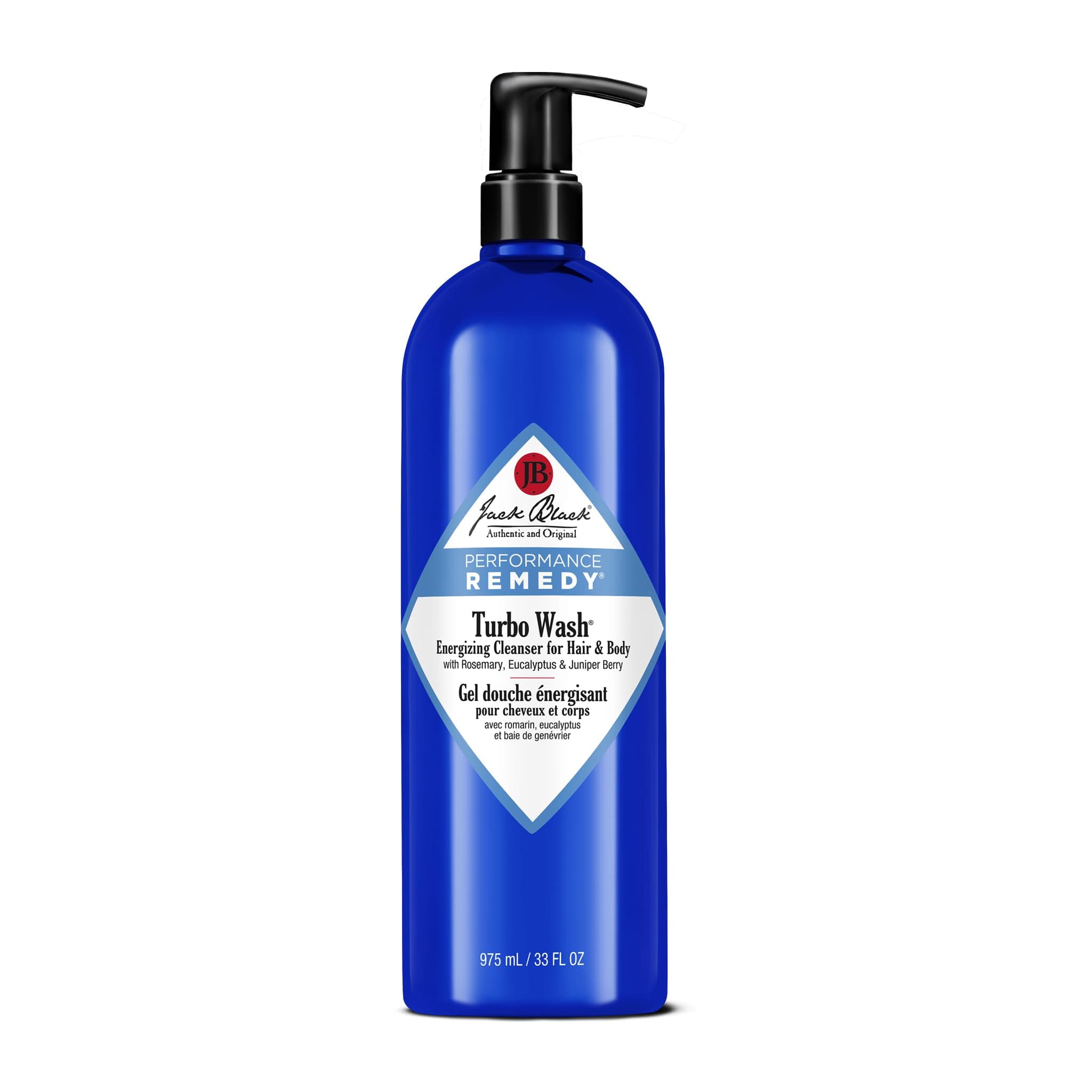 Jack Black Turbo Wash Energizing Cleanser For Hair & Body - 975 ml