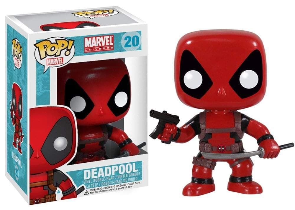 Funko Marvel POP! Vinyl Deadpool with Gun and Sword - Collectible Vinyl Figure - Gift Idea - Official Merchandise - for Kids & Adults - Comic Books Fans - Model Figure for Collectors and Display