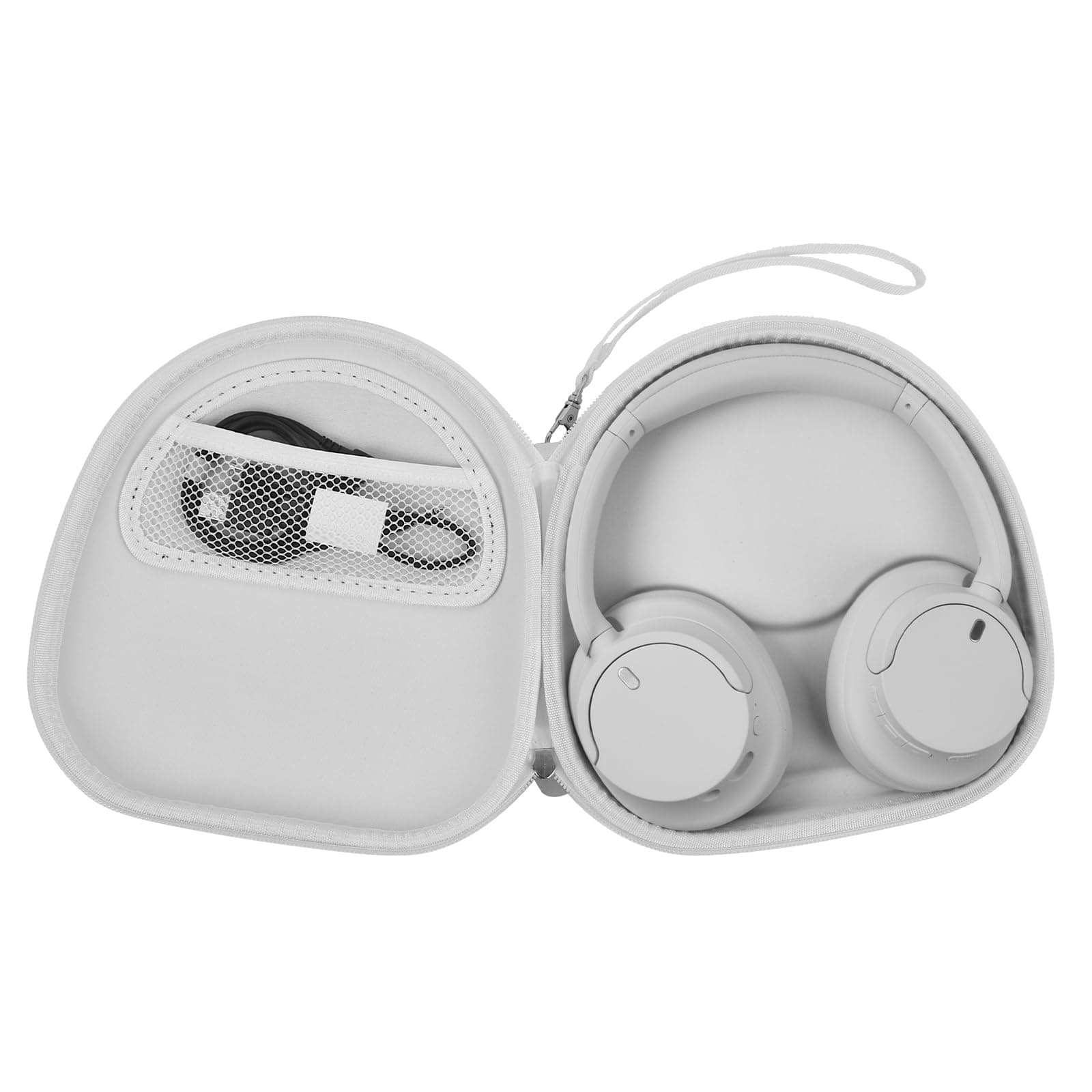 Case Compatible with Sony WH-CH720N WH-CH520 WH-1000XM4 Noise Canceling Wireless Headphones Bluetooth Over The Ear Headset, Carrying Storage for JBL Tune 720BT 510BT (White)