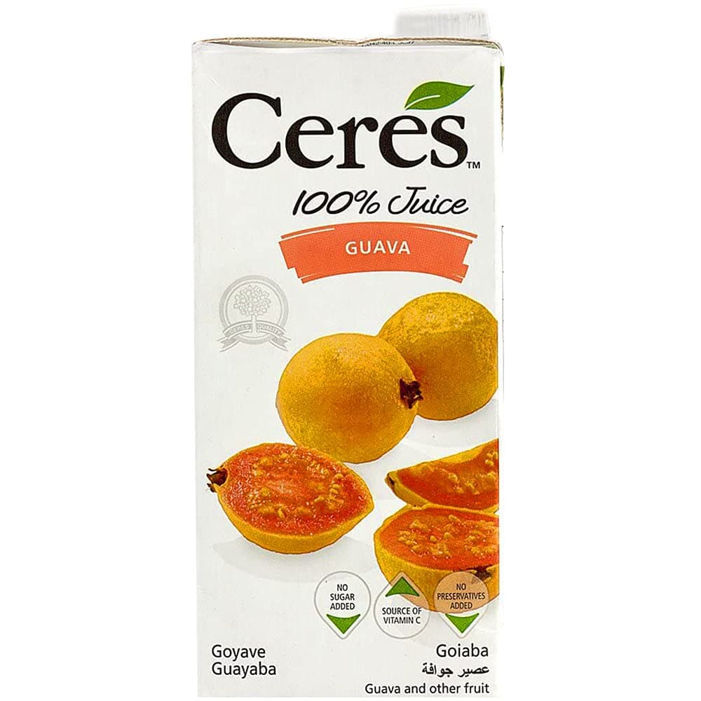 Ceres Guava 100% Fruit Juice Blend, White, 1 liter