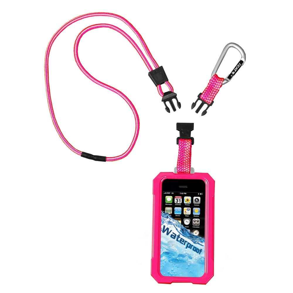 DRI CAT 11060P-C103 Neck It Waterproof Case with Lanyard for iPhone 5 - 1 Pack - Retail Packaging - Pink/White