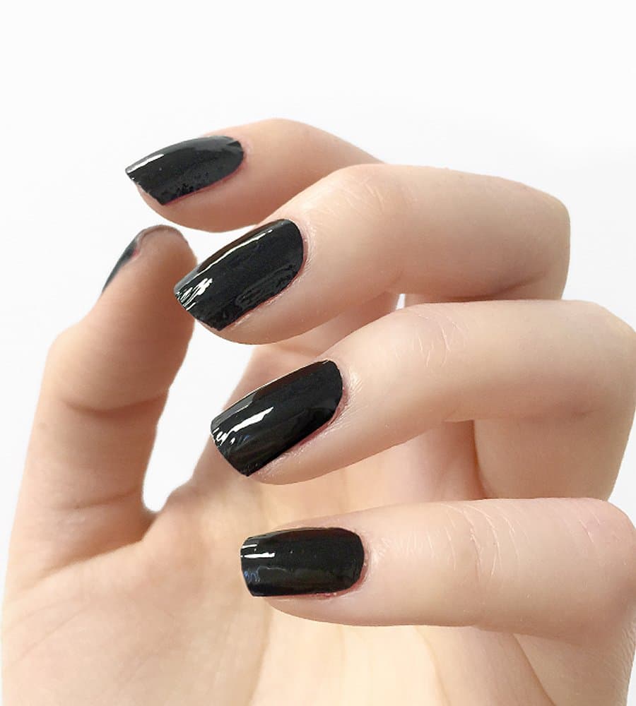 Authentic Incoco Nail Polish 16 Double-ended Strips By It's a Nail - Black Jack