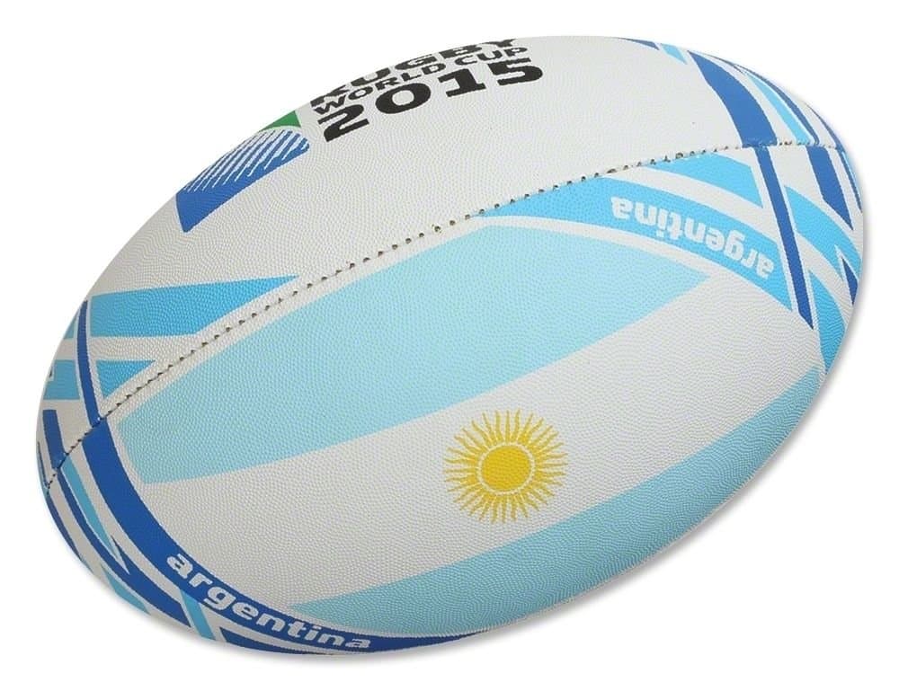 Gilbert Rugby World Cup Flag Ball - Argentina, Size 5