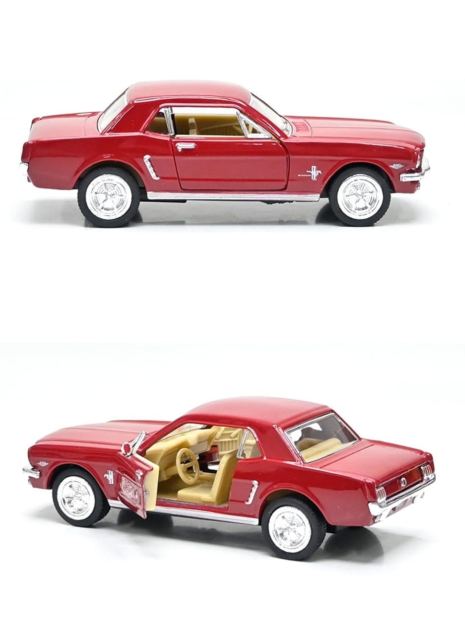 diecast 136 scale 1964 1/2 Ford Mustang In Red 1:36 Scale