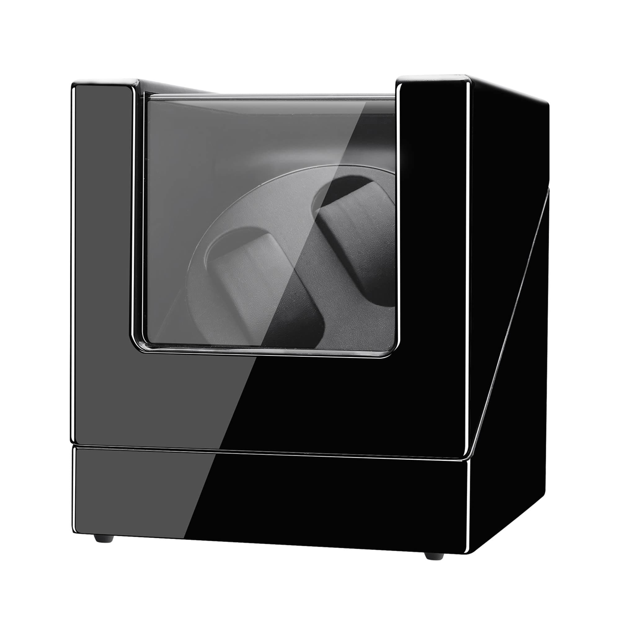 Watch Winder for Automatic Watches Double Watch Winder Box Case with Quiet Motor and Dual Power Supply 5 Modes Battery or AC Adapter