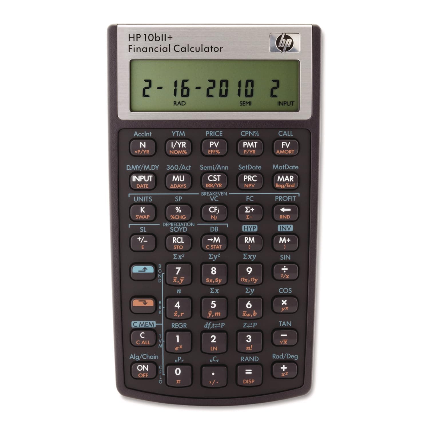HP 2716570 10bII+ Financial Calculator, 12-Digit LCD