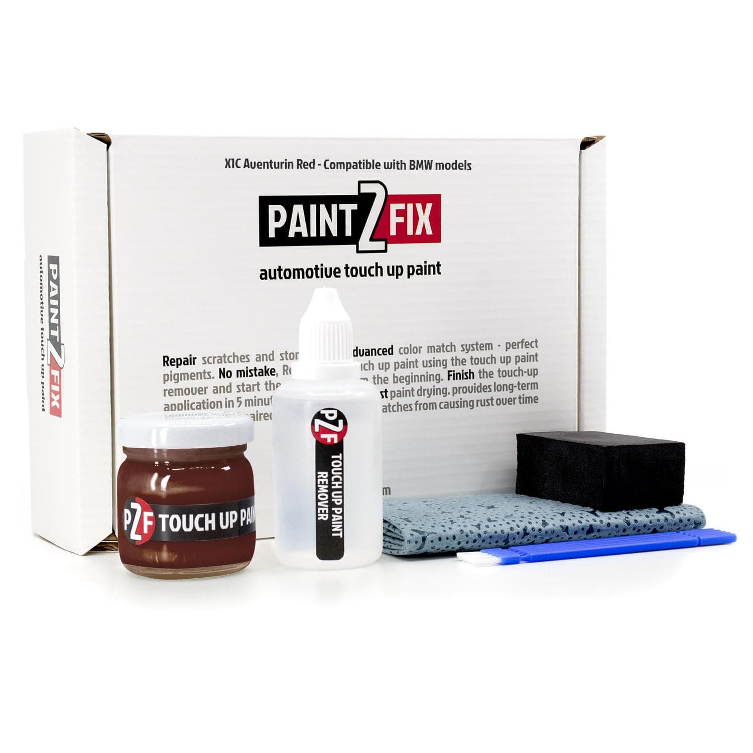 X1C Aventurin Red (Aventurinrot II) Touch Up Paint Kit for BMW - 1.35 fl oz (40ml)