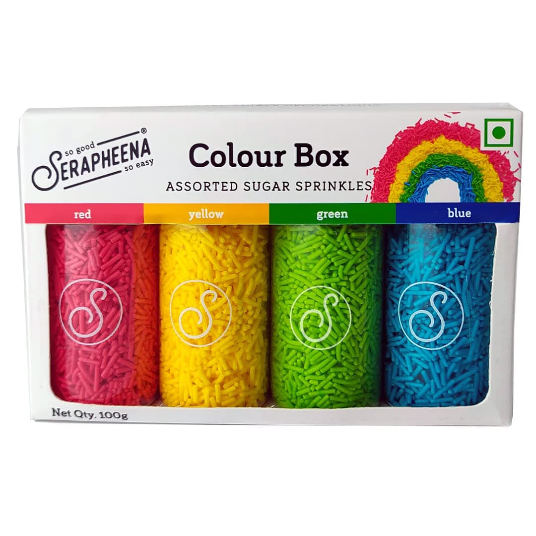 Sugar Sprinkles - Color Box, 100g | Cakes and Cupcakes Decoration Kit
