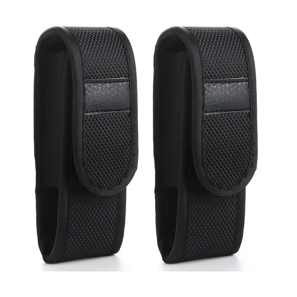 2Pcs Flashlight Holster Holder Belt Carry Case for 3"-4" Mini Flashlight