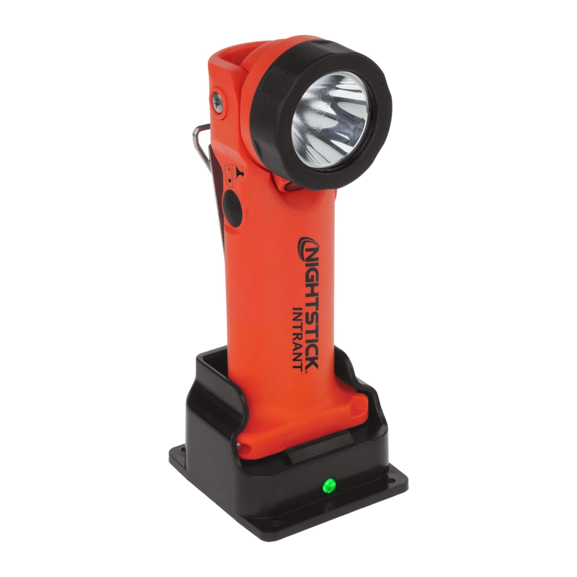Nightstick Intrant Intrinsically Safe Dual Angle Light-Rechargeable, Aluminum, Red