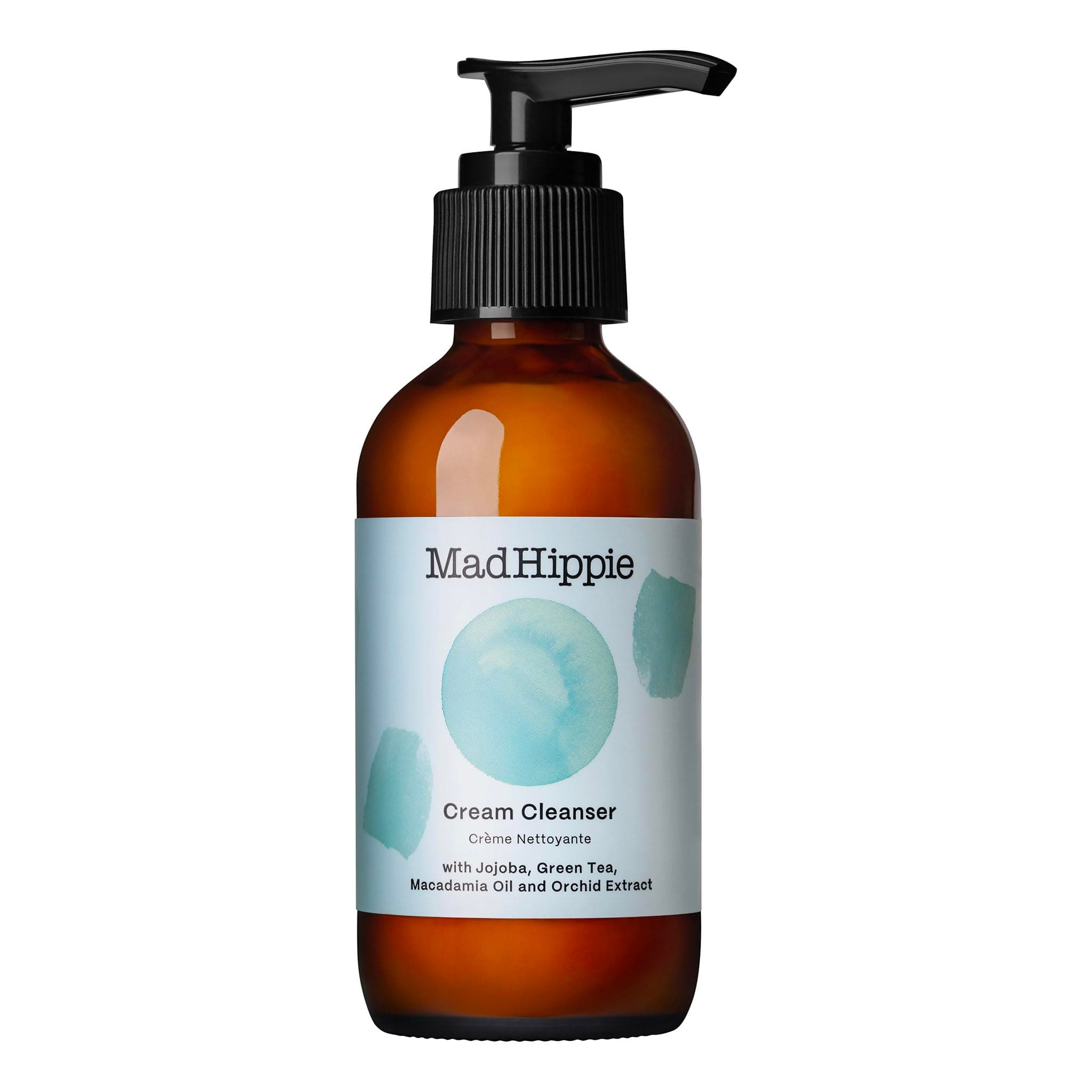 - Mad Hippie Cream Cleanser – Gentle Formula with Hyaluronic Acid, Jojoba Oil & Green Tea, Skin Barrier Protection, 4 Oz Ea