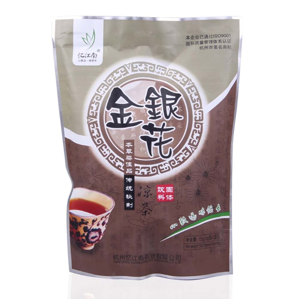 150g Honeysuckle Instant Dissolved Tea Bag 10gx15 Bags Yijiangnan Chinese Natural Organic Flora Herbal Tea
