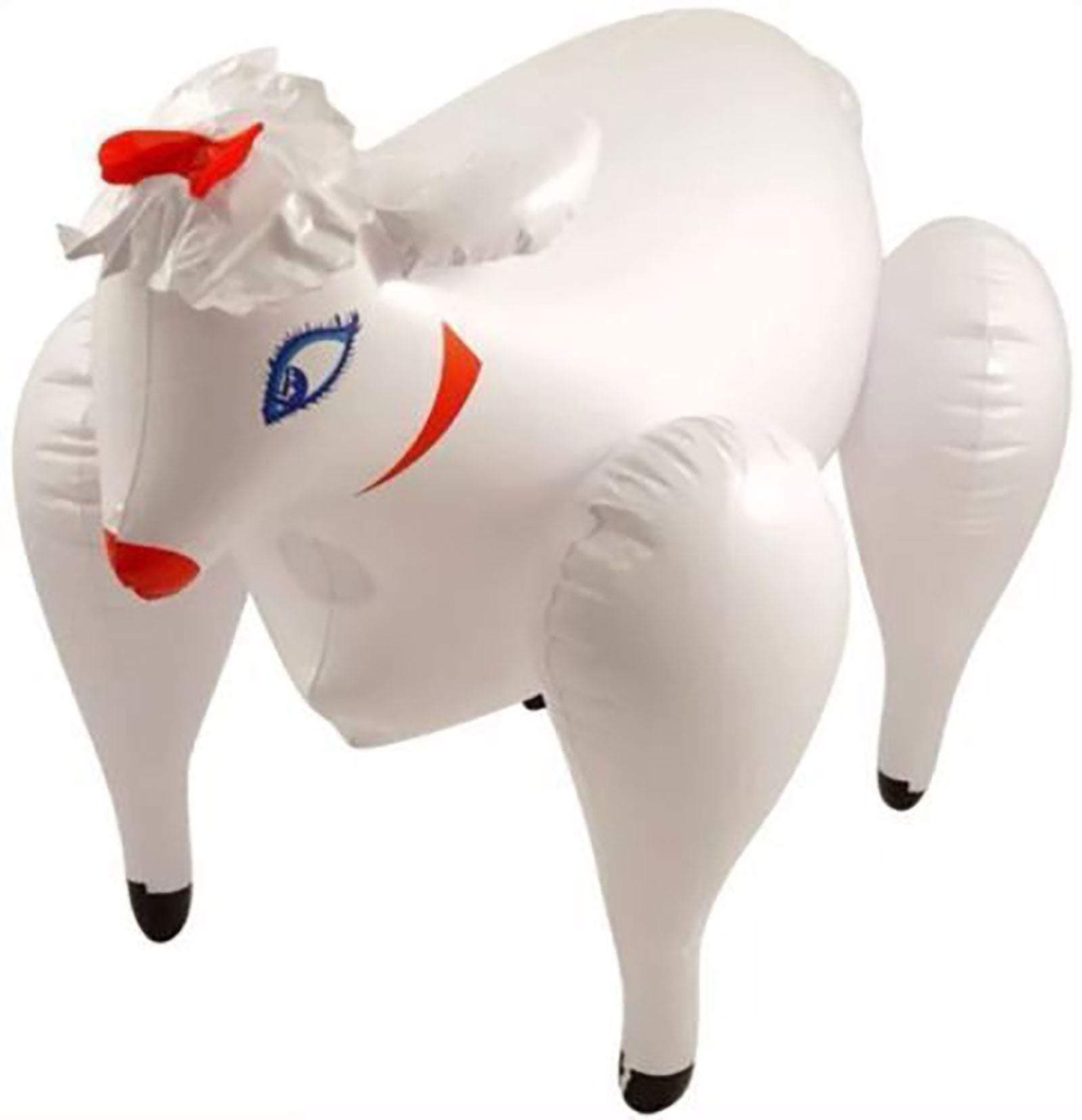 Rimi Hanger Inflatable Sheep Blow Up Toy Adults Hen Night Stag Party Fancy Dress Accessory One Size Pack of 1