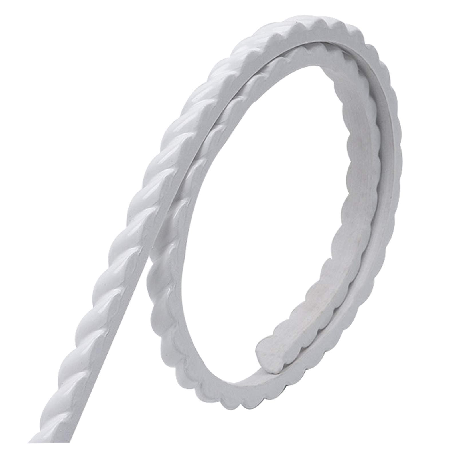 Paintable Molding Trim - Peel and Stick Self-Adhesive Design - Waterproof Caulk Strip for Floor Edge Wall Baseboard Countertops, DIY Decoration