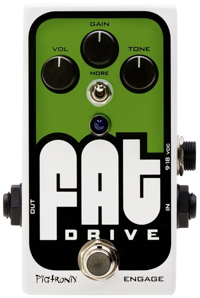 Pigtronix Fat Drive Tube Sound Overdrive Guitar Effects Pedal