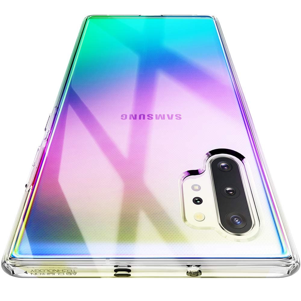 Liquid Crystal for Samsung Galaxy Note 10+ Case, Transparent Galaxy Note 10+ Back Cover (2019) - TPU|Crystal Clear