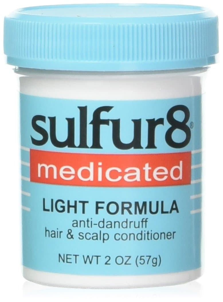 SULFUR8 Medicated Light Formula Anti-Dandruff Hair & Scalp Conditioner – 2 oz. Lightweight Scalp & Hair Treatment – Controls Dandruff, Soothes Itchy, Dry Scalp, Moisturizes & Softens Hair