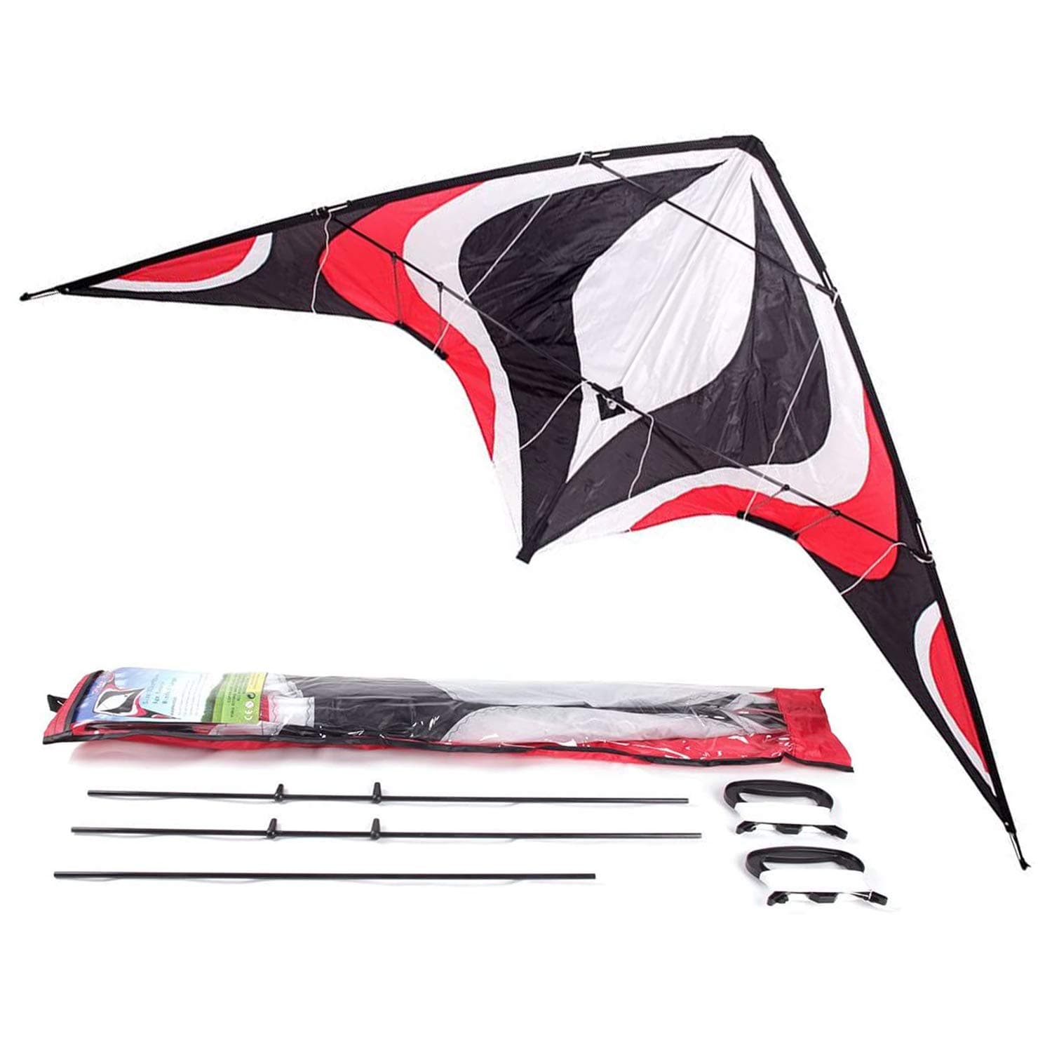 Babyeden Large Dual Line Stunt Kite, 84 Inch Wide Entry-Level Sport Kite for Adults and Teenagers