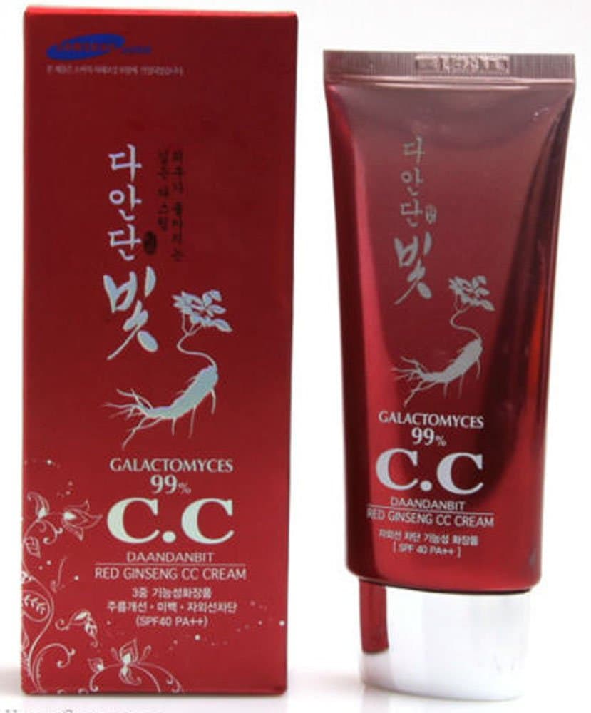 DaandanBit korea Red Ginseng CC Cream 50ml,Galactomyces 99%,SPF40