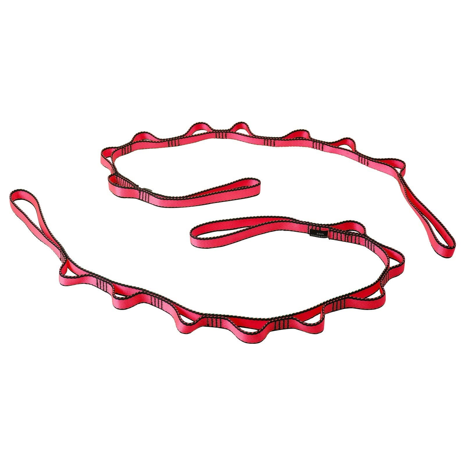 DASKING 2pcs Adjustable Daisy Chains 23KN Strong Climbing Strap Nylon Strap Rope Multi Loop Yoga Straps