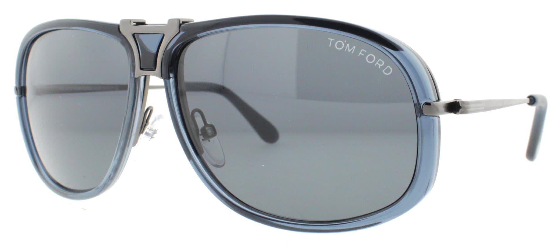 Tom Ford Women's FT0286 Robbie Sunglasses, Matte Blue