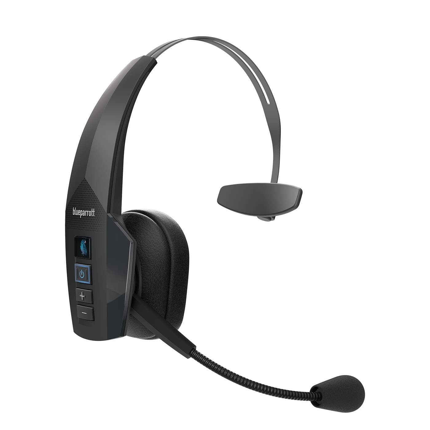 BlueParrott B350-XT Noise Cancelling Trucker Bluetooth Headset – Updated Design with Industry Leading Sound & Improved Comfort, Extended Wireless Range - Ideal for Anyone On-The-Go, Black