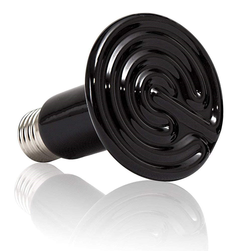 OUZIFISH 150W Infrared Ceramic Heat Emitter,Reptile Heat Lamp Bulb for Pets,Reptiles Habitats, Amphibians, Hamsters, Snakes, Birds, Poultry, Chicken Coop and More … (Heat Lamp)