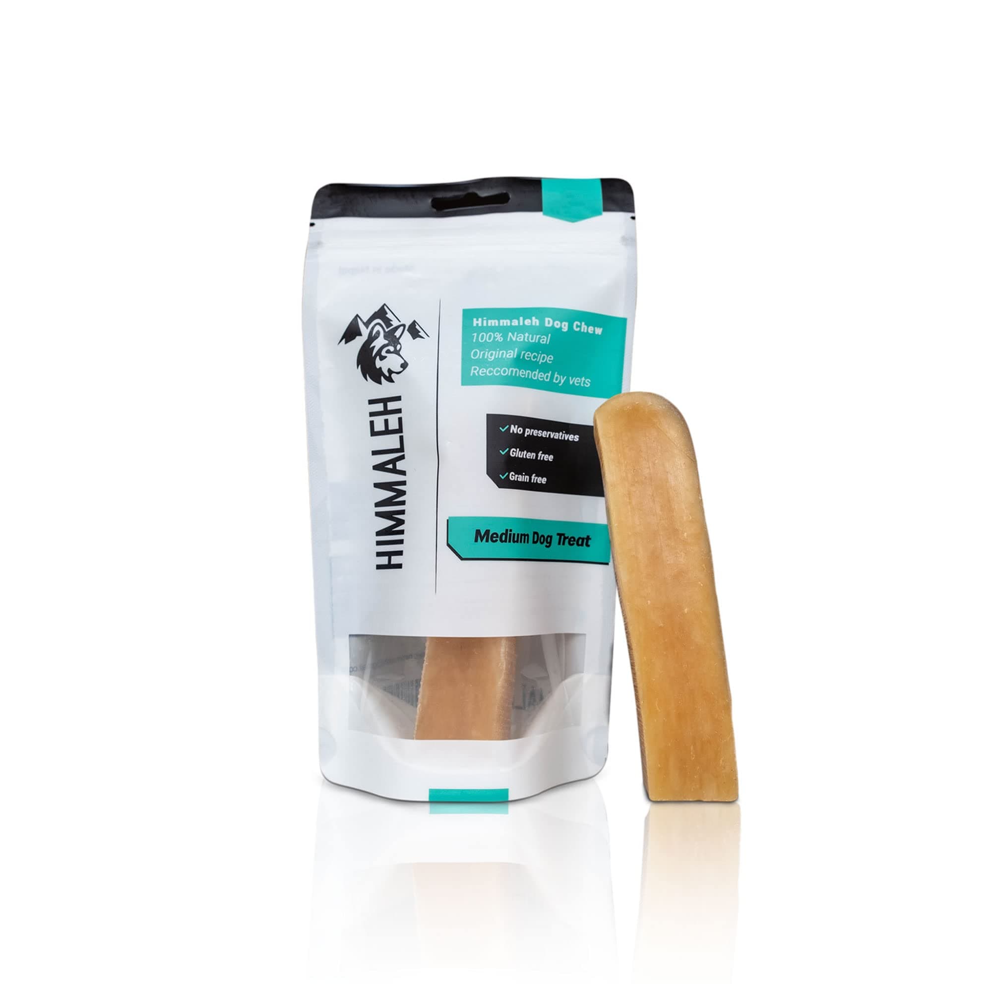 Yak Chews for Dogs - Yak chews for dogs medium (pack of 2) - Protein Rich Dog Chews Long Lasting Natural - Yak Milk Chews- Toothsome Yak Bars for Dogs - Healthy Yak Snack for Medium Breeds