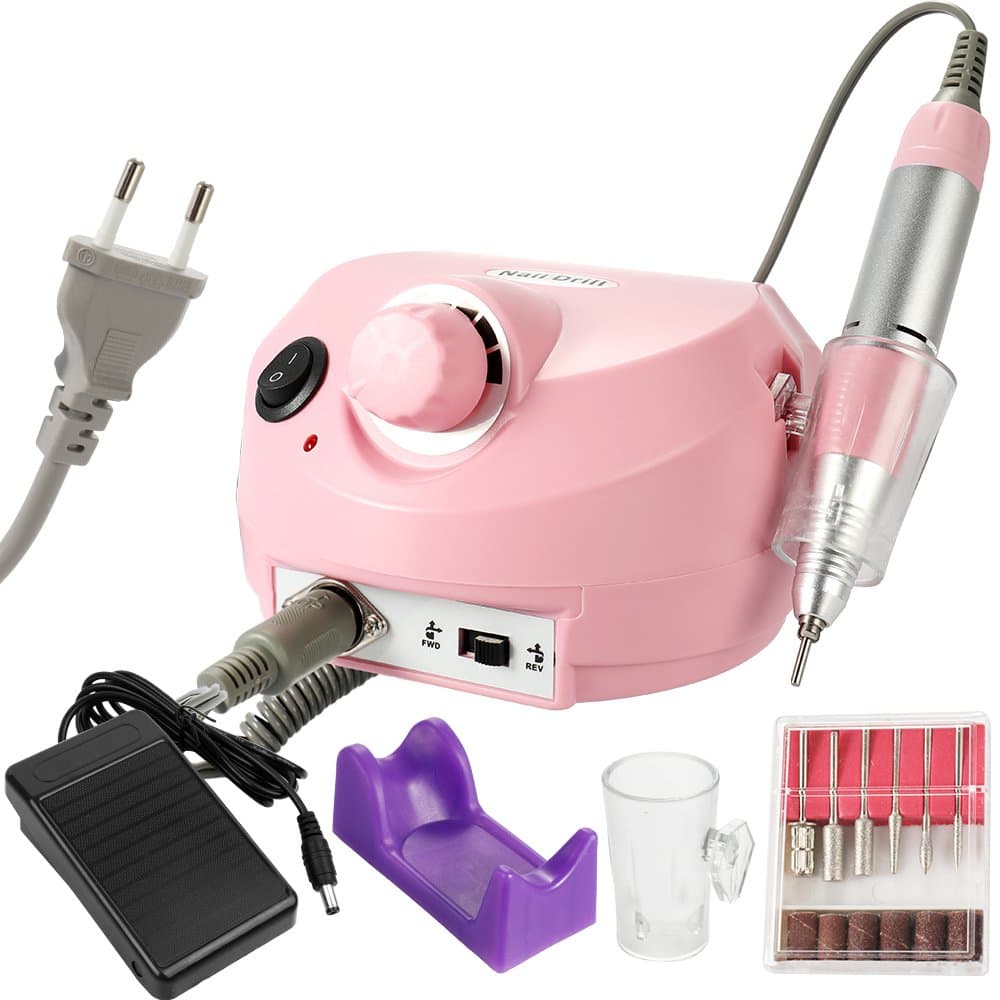 Anself Professional Electric Drill Machine File Polisher Manicure Kits Nail Salon Tools