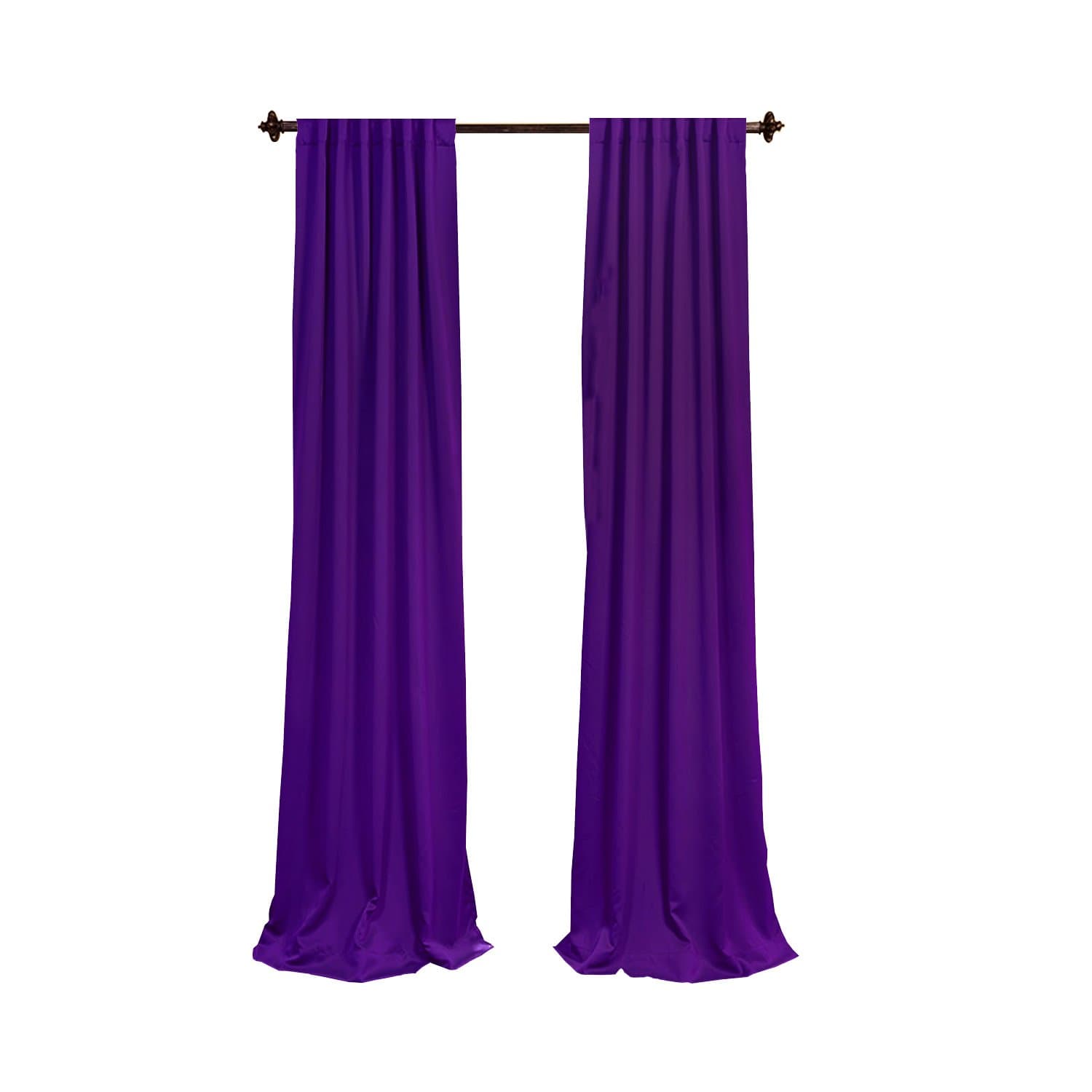 ArtOFabric Polyester Curtain Panel 56x96 Inch -Azelea Purple