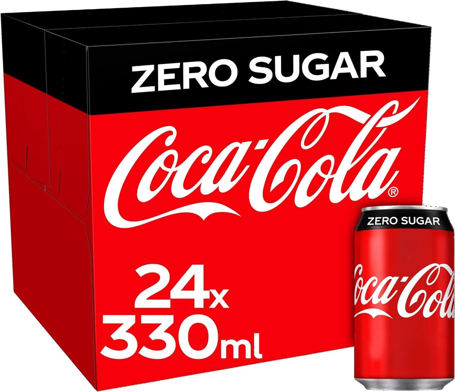 Diet Coke Fizzy Drinks 24 x 330ml Cans