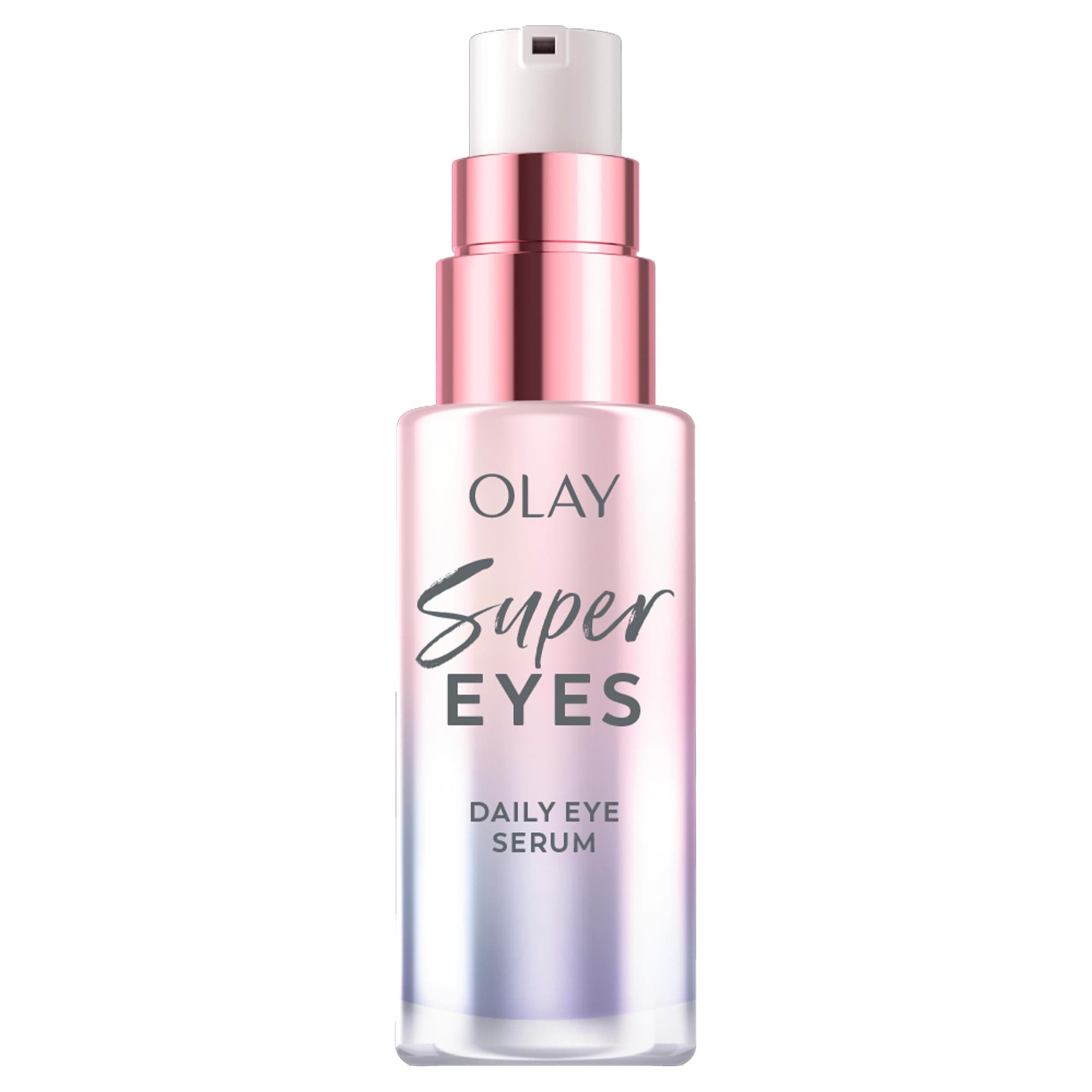 Super Eye Serum - Vitamin C, Caffeine, Niacinamide, Amino Peptide, Aloe Vera - Brightens Dark Circles, Anti-Wrinkle, Anti-Aging, Brightening, Smooths Fine Lines, Firming, Hydrating, 0.45 Oz